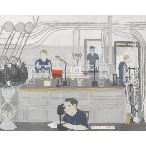 Rudolf Maeglin — Im Labor.