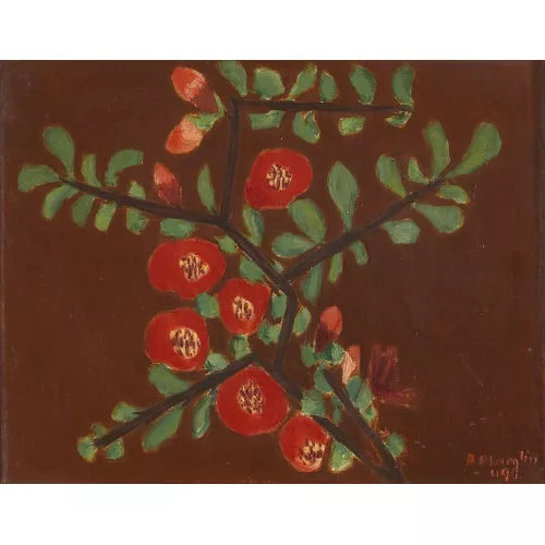 Rudolf Maeglin — Stillleben mit Feuerbusch.