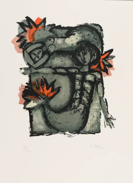 Rudolf Mirer — Wasserfrau, 1990