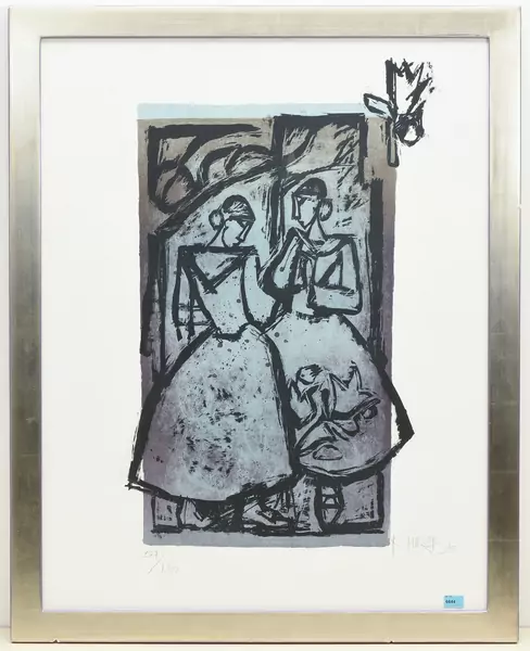 Rudolf Mirer — Das Gepräch. 1990. — Schuler Auktionen