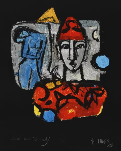 Rudolf Mirer — Harlekin, 1986