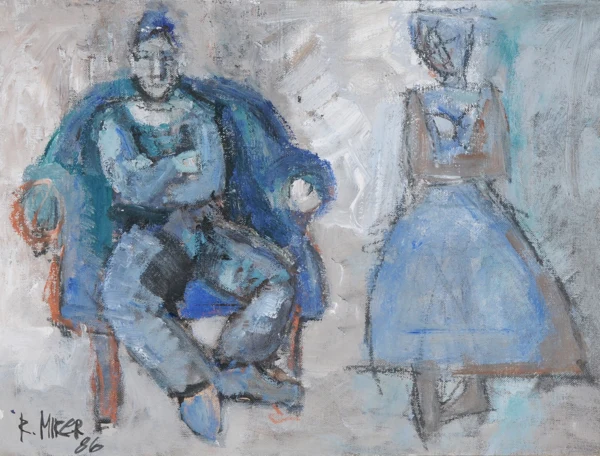 Rudolf Mirer — Artistenpaar, 1986