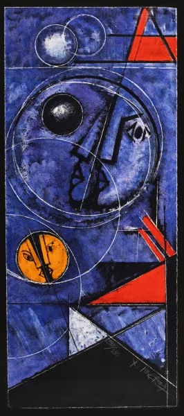 Rudolf Mirer — 2 Blätter: Rex; Ohne Titel, 1997