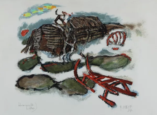 Rudolf Mirer — Roter Schhlitten, 1987