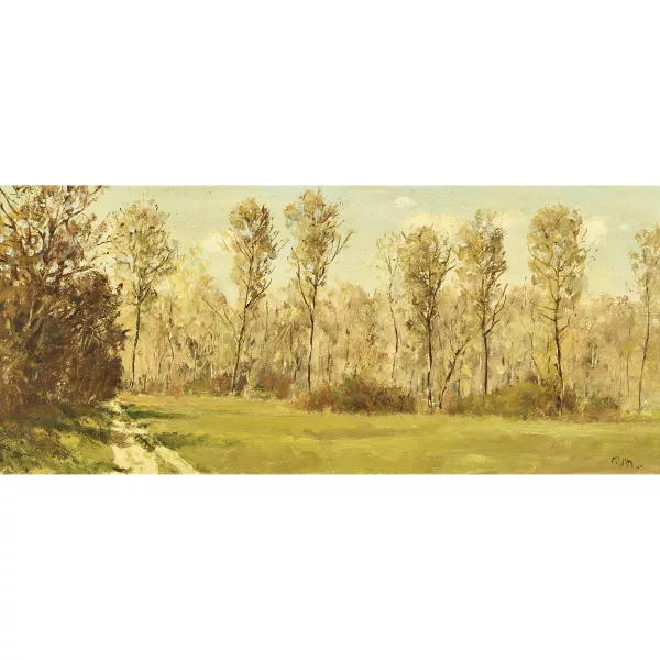 Rudolf Müller — Weg am Waldrand.