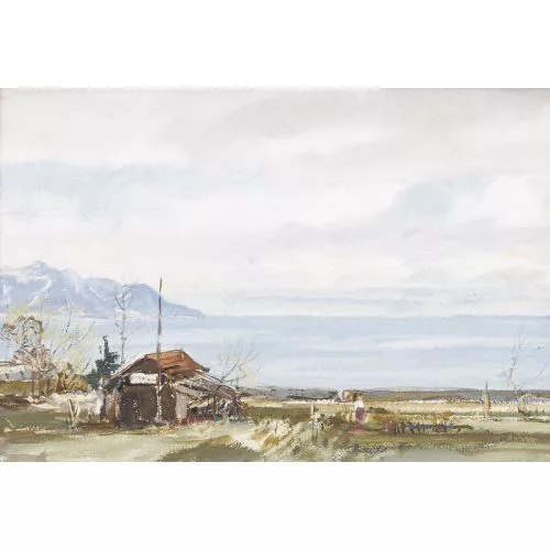 Rudolf Müller — Seeuferpartie im Herbst.