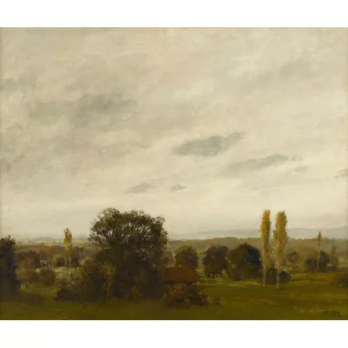 Rudolf Müller — Herbstliche Landschaftspartie.