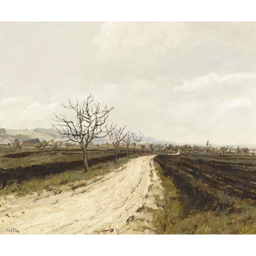 Rudolf Müller — Herbstlicher Feldweg.