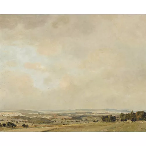 Rudolf Müller — Landschaftspartie im Mittelland.