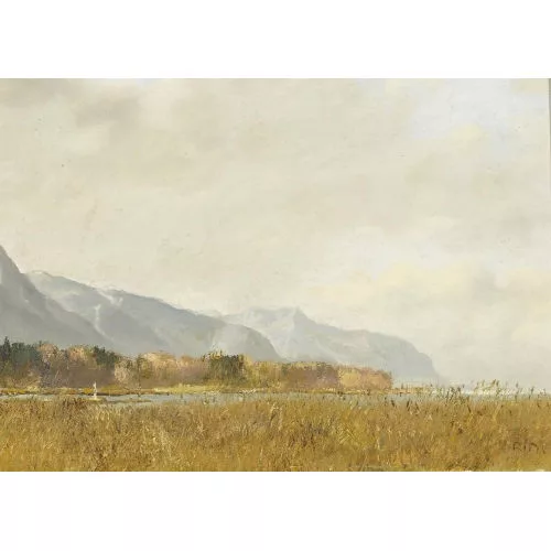 Rudolf Müller — Paysage de Villeneuve.