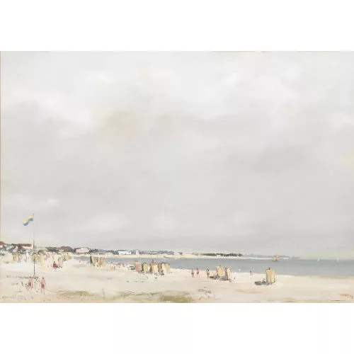 Rudolf Müller — "Strand bei Cesenatico".