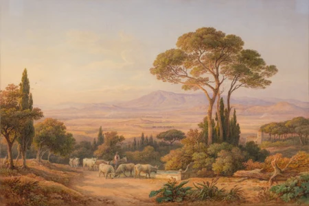 Römische Landschaft, 1866