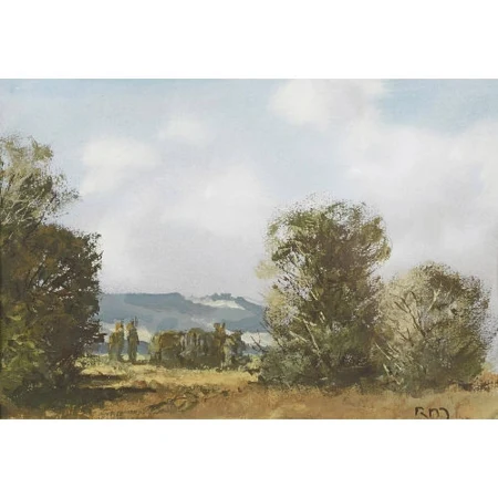 Landschaft mit Bäumen