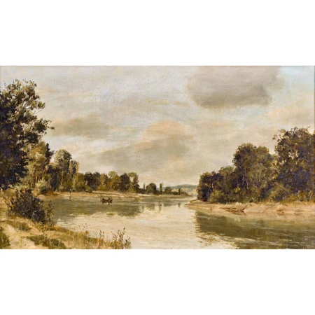 Sommerliche Flusslandschaft