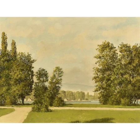 "Am Strand von Yverdon"