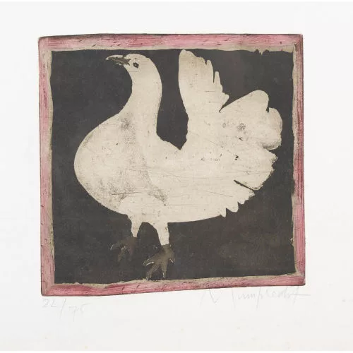 Rudolf Mumprecht — Colombe blanche.