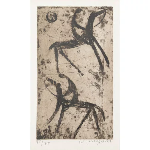 Rudolf Mumprecht — Deux cavaliers.