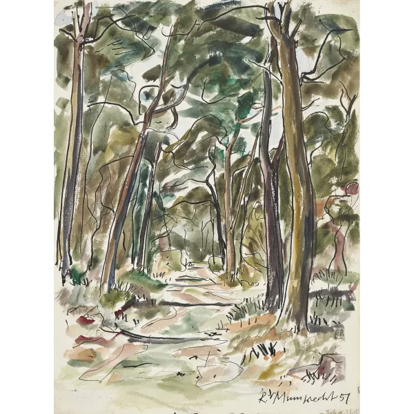 Rudolf Mumprecht — Waldlichtung.
