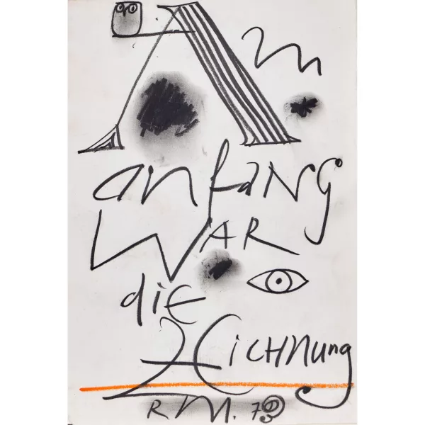 Rudolf Mumprecht — "Am Anfang war die Zeichnung".