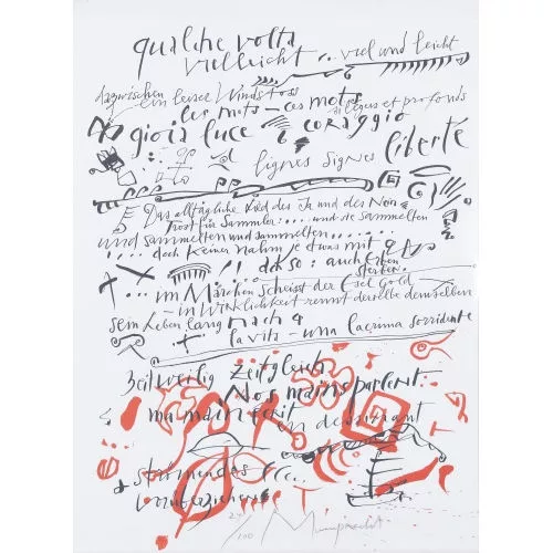 Rudolf Mumprecht — "vielleicht viel und leicht".