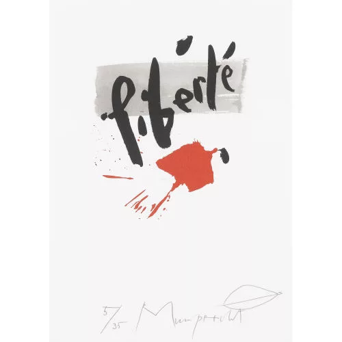 Rudolf Mumprecht — "liberté".