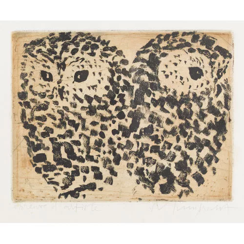 Rudolf Mumprecht — "Deux hiboux".