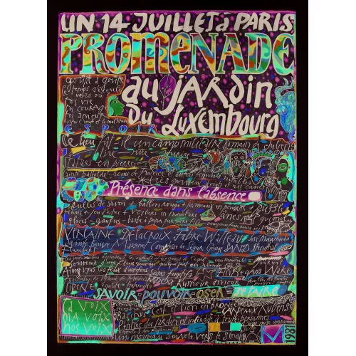 Rudolf Mumprecht — "Promenade au Jardin du Luxembourg".