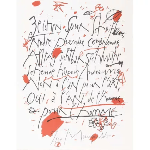Rudolf Mumprecht — "Zeichen Spur Schrift".