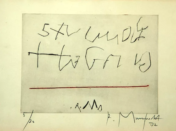 Rudolf Mumprecht — Composition, 1972