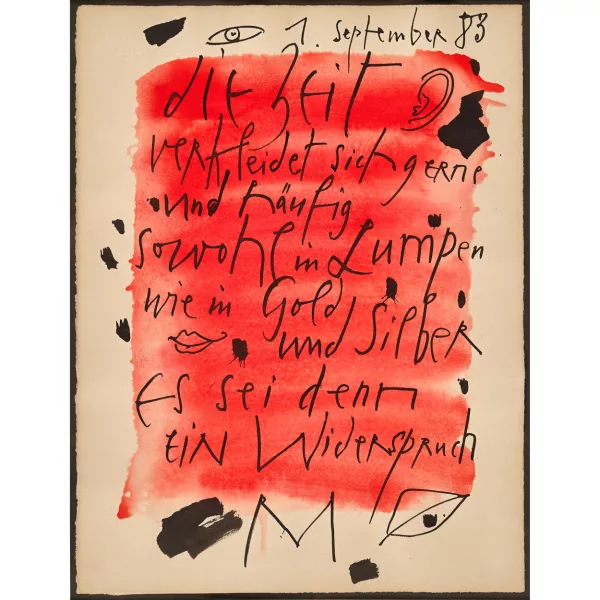 Rudolf Mumprecht — "die Zeit verkleidet sich gerne und häufig".