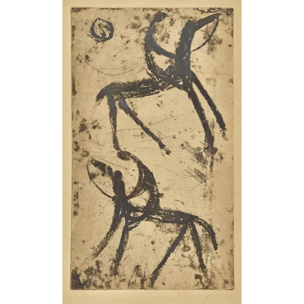 Rudolf Mumprecht — "Deux cavaliers".