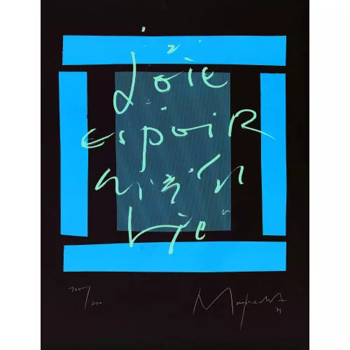 Rudolf Mumprecht — "joie espoire...".