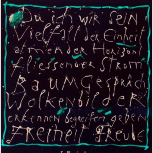 Rudolf Mumprecht — "Du ich wir sein".