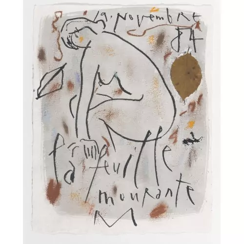 "La feuille mourante"