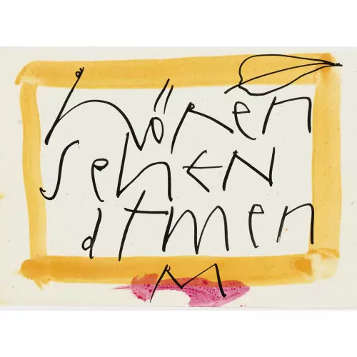 "hören sehen atmen"