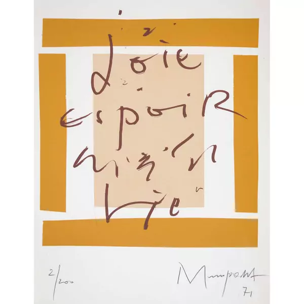 "joie espoir ... vie"
