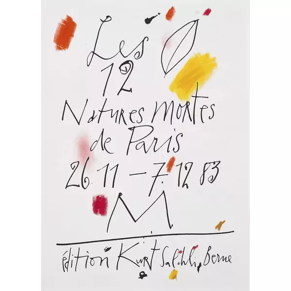 "Les 12 Natures mortes de Paris 26.11 - 7.12.83"
