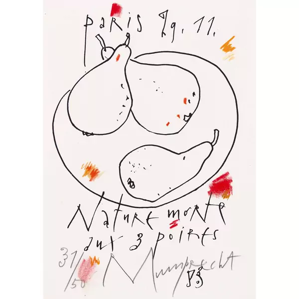 "Nature morte aux 3 poires"