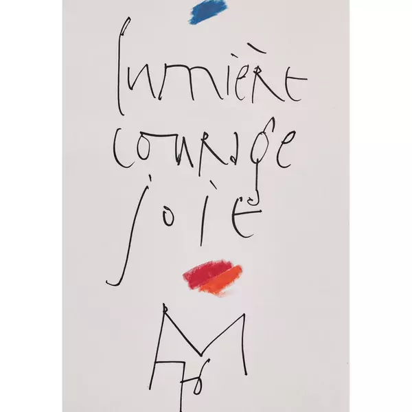"lumière courage joie"