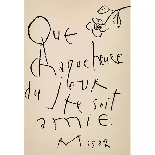 "Que chaque heure..."