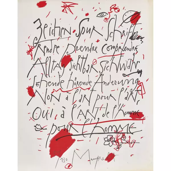 "Zeichen Spur Schrift Rendre Prendre Comprendre..."