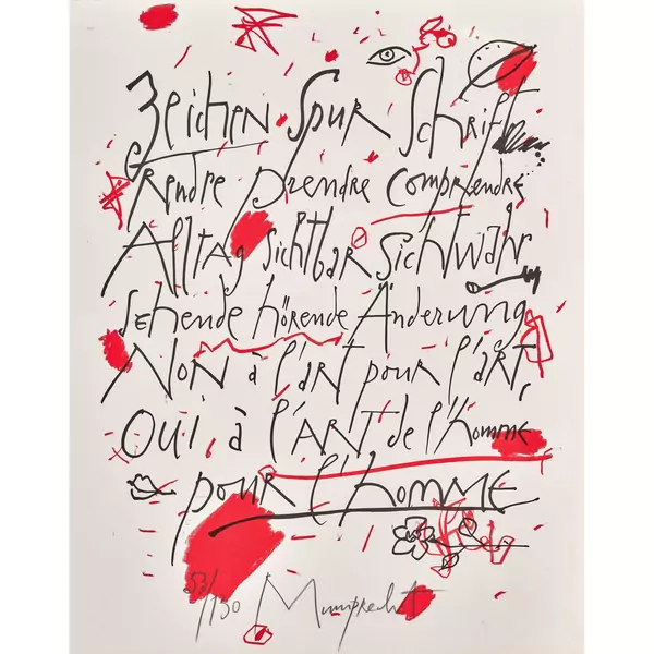 "Zeichnen, Spur, Schrift"