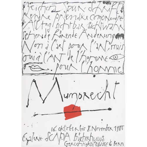 Rudolf Mumprecht — "Zeichen Spur Schrift".