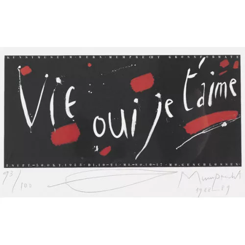 Rudolf Mumprecht — "Vie, oui je t′aime".