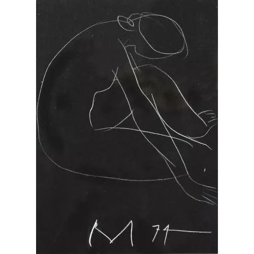 Rudolf Mumprecht — Sitzende Frau.