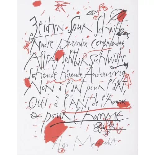 Rudolf Mumprecht — "Zeichnen Spur Schrift".