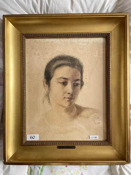 Rudolf MÜNGER (1862-1929), "Portrait de femme" — DognyAuction