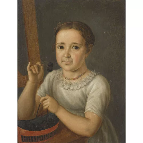 Rudolf Tanner — Mädchen mit Kirschen.