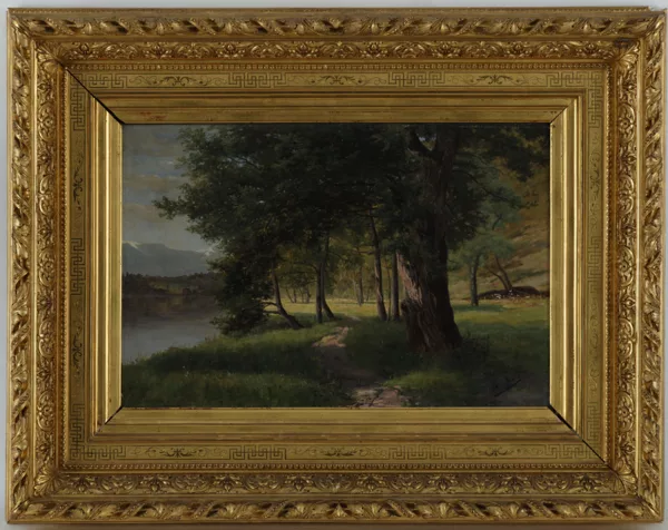 Rudolf von Moos — Rudolf von Moos (1858-1885), \\Paysage lacustre\\,
