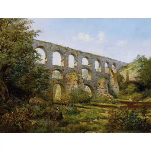 Rudolf Weiss — Antiker Aquädukt.